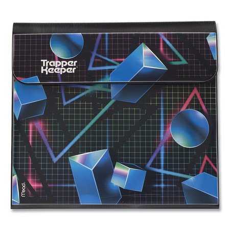 MEAD Trapper Keeper 3-Ring Pocket Binder, 1 in. Capacity, 11.25 x 12.19, Shapes 260038CQ1-ECM